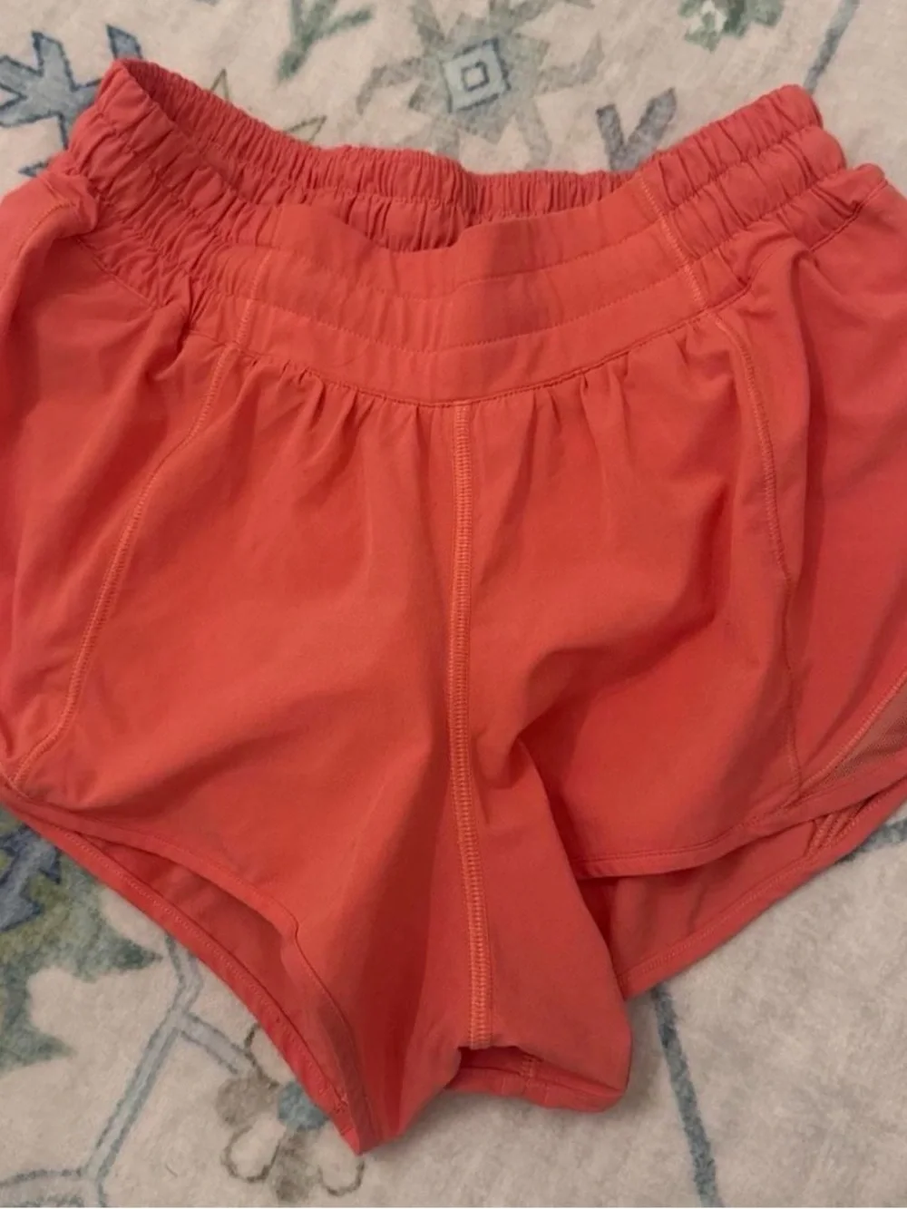 lululemon athletica Coral Athletic Running Shorts